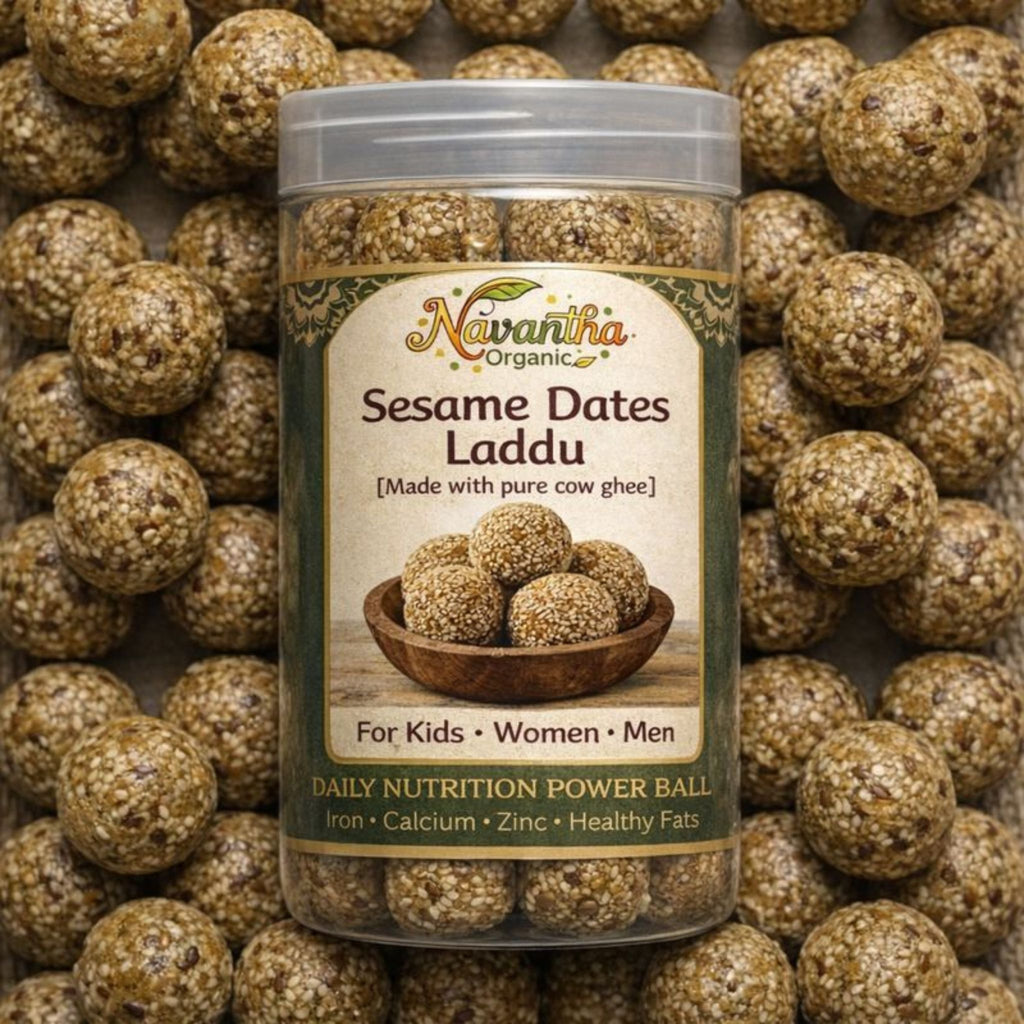 Sesame Dates Laddu - Navantha organic