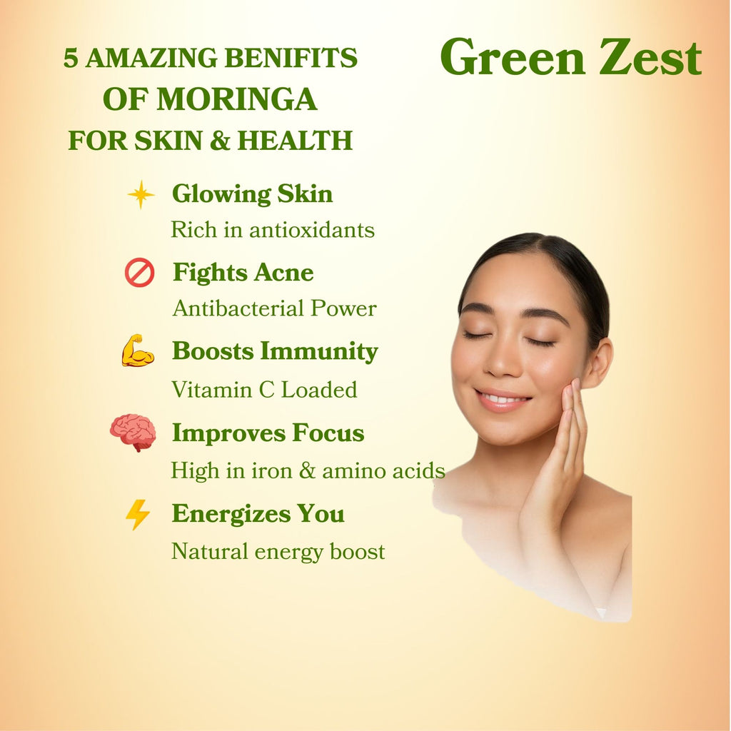 Green Zest - Moringa Powder - Navantha organic