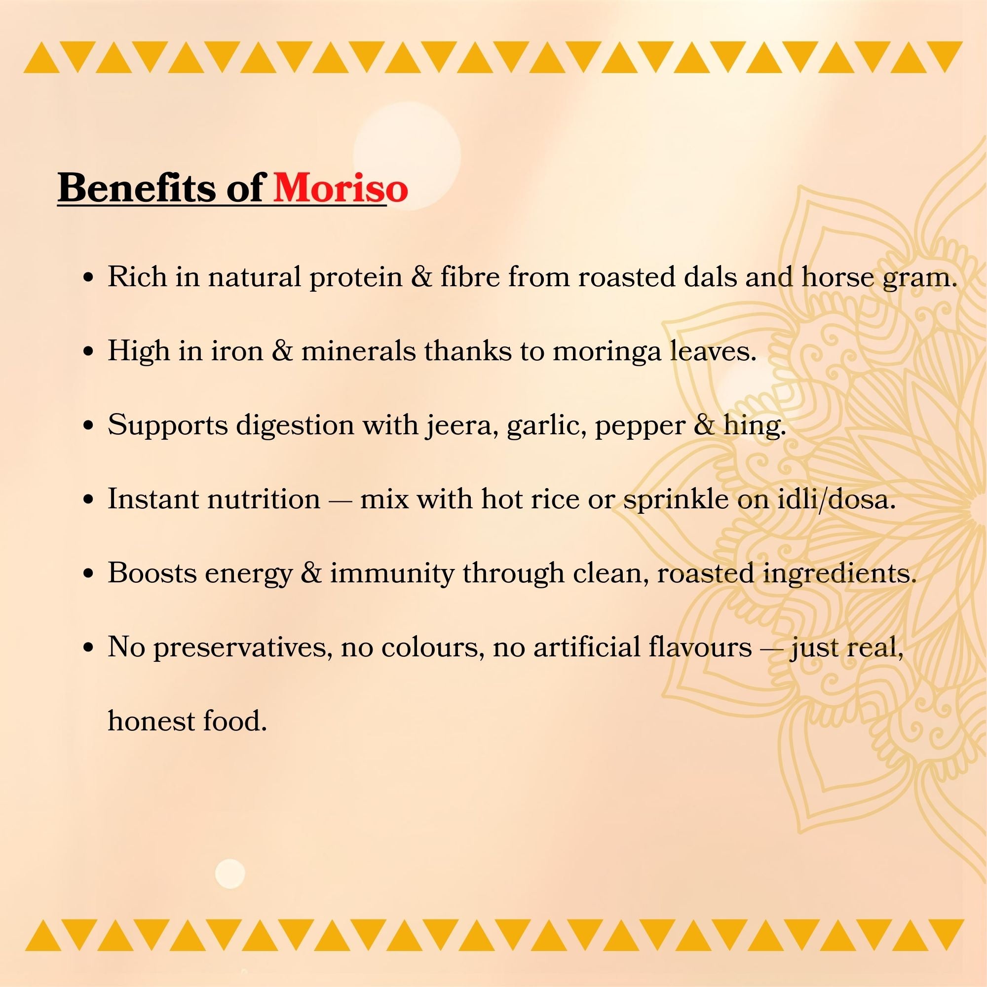 Moriso - Instant Rice and toppings mix